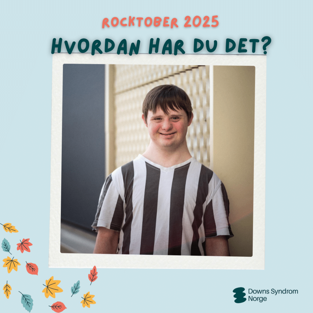 Bilde av ung mann som svarer på spørsmål om hvordan han har det i en rocktober-undersøkelse 2025