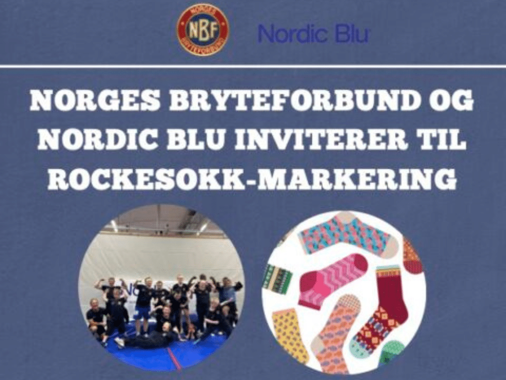Norges Bryteforbund og Nordic Blu inviterer til markering på Verdensdagen for Downs syndrom