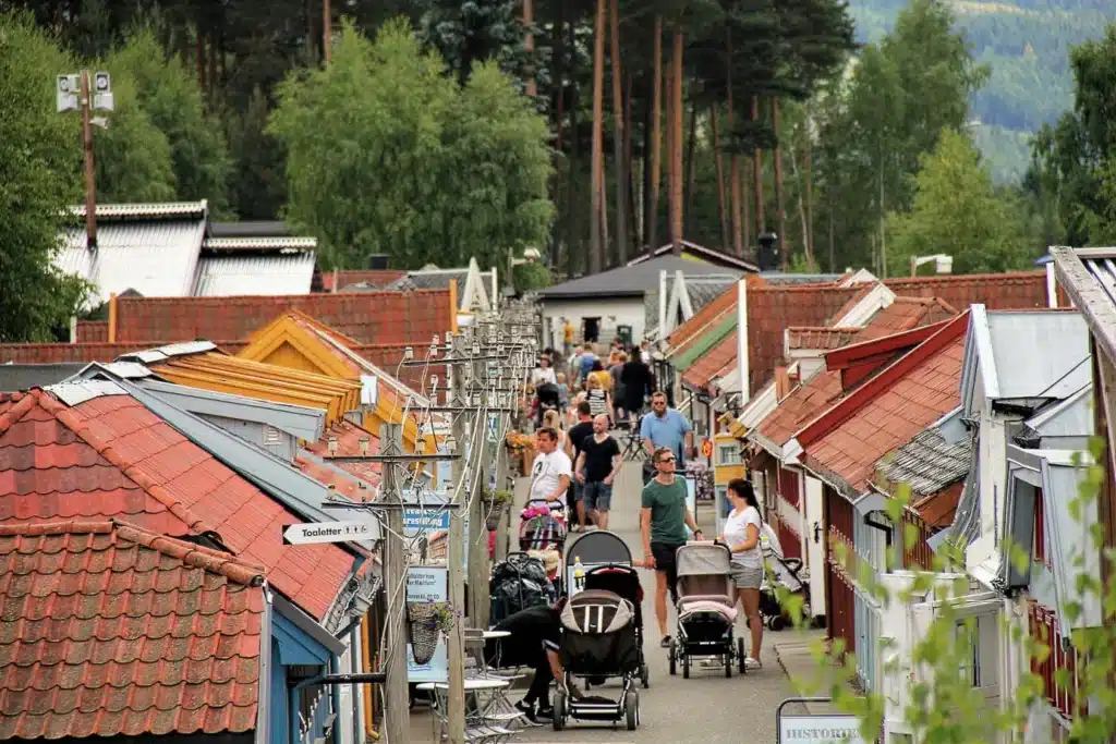 Lilleputthammer er en liten by med små bygninger