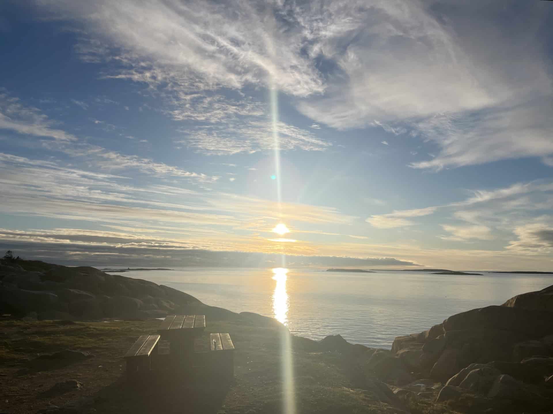 Bilde fra Mærrapanna - svaberg og sjø