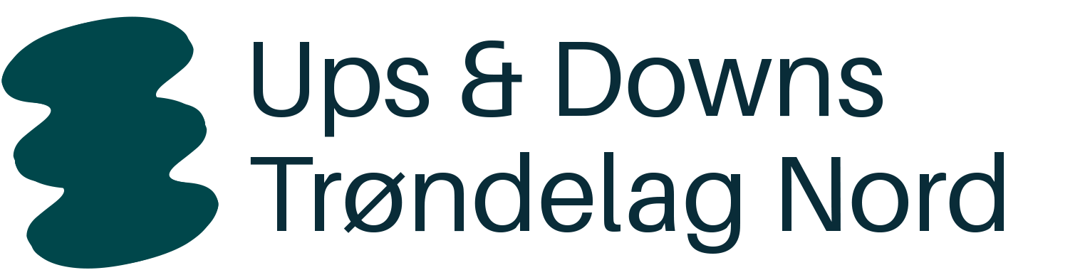 Logo ups & downs trøndelag nord